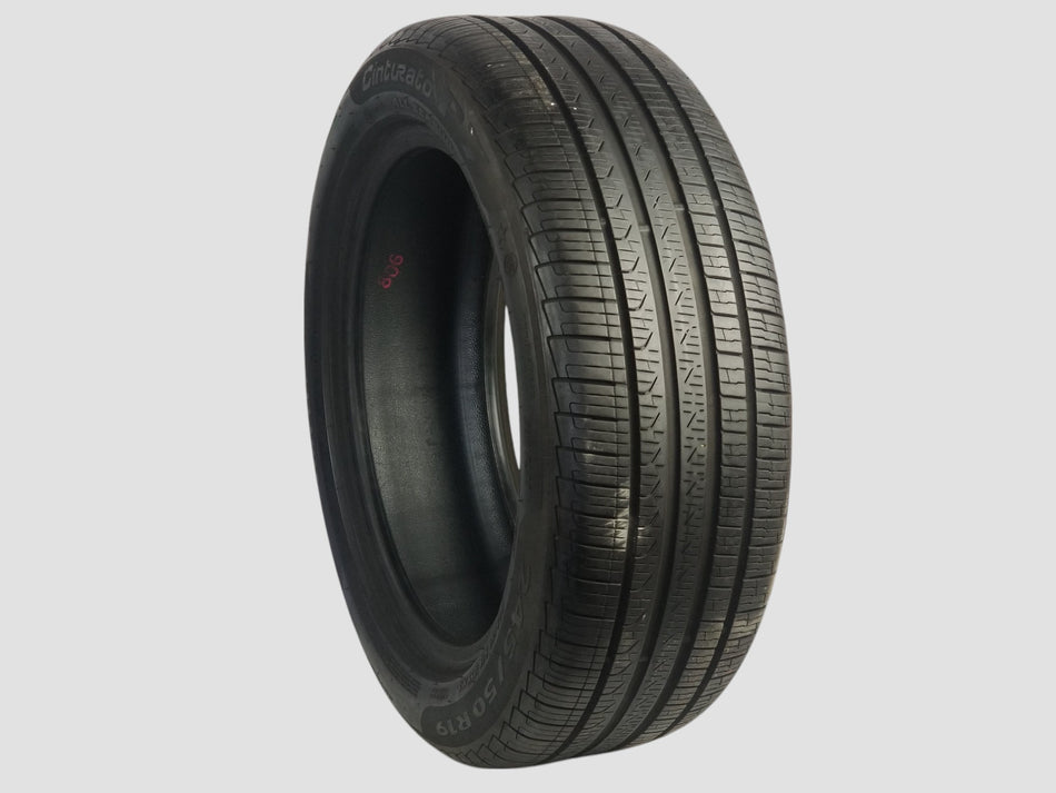 Used P225/45R19 Pirelli Cinturato P7 A/S Runflat Tires 225 45 19 96H 2254519 R19 6/32