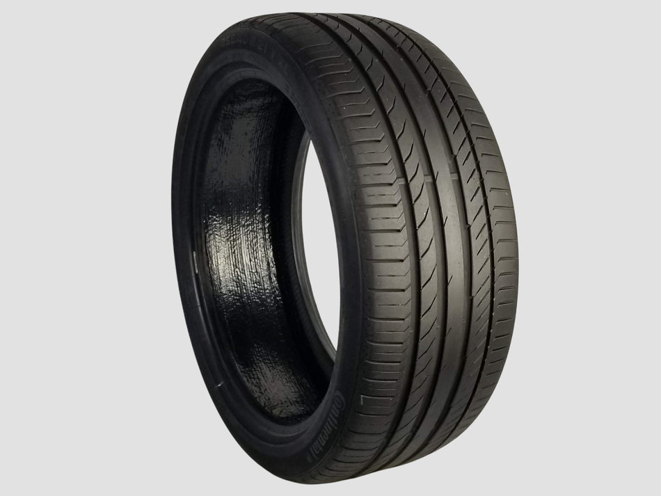 Used P255/40R21 Continental Contisportcontact5 Tires 2554021 102Y 255 40 21 R21 7/32