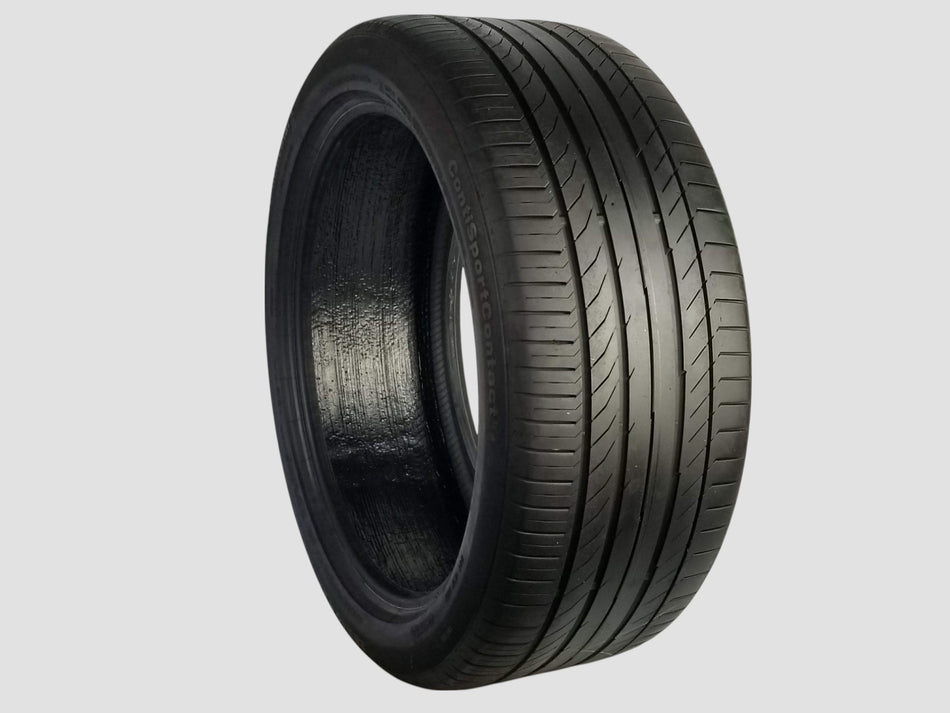 Used P285/40R22 Continental ContiSportContact 5 Tires 285 40 22 110Y 2854022 R22 6/32
