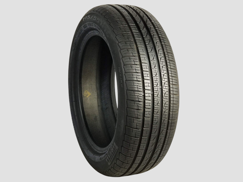 Pre-owned P195/55R16 Pirelli Cinturato P7 A/S Runflat Tires 1955516 87V 195 55 16 R16 9/32