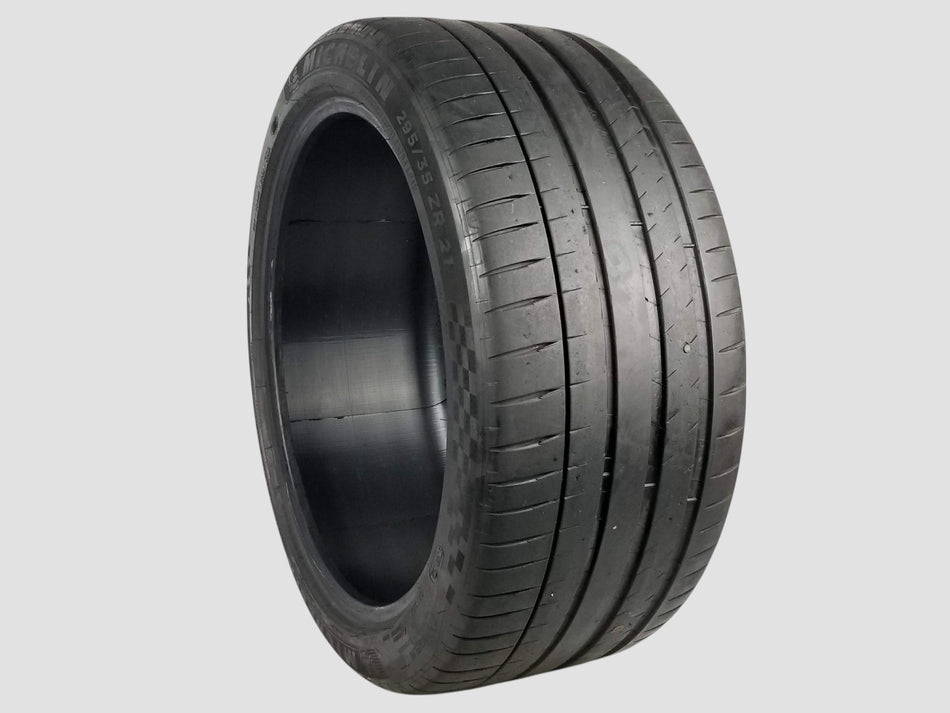 Used 295/35R21 Michelin Pilot Sport 4S Tires 2953521 107Y 295 35 21 R21 7/32