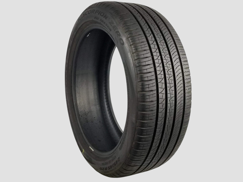 Used P245/45R20 Pirelli Scorpion Zero A/S Tires 245 45 20 103H 2454520 R20 8/32