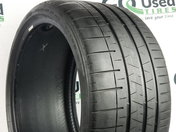 Used P315/30R22 Pirelli Pzero Corsa PZC4 NO Tires 315 30 22 107Y 3153022 R22 8/32