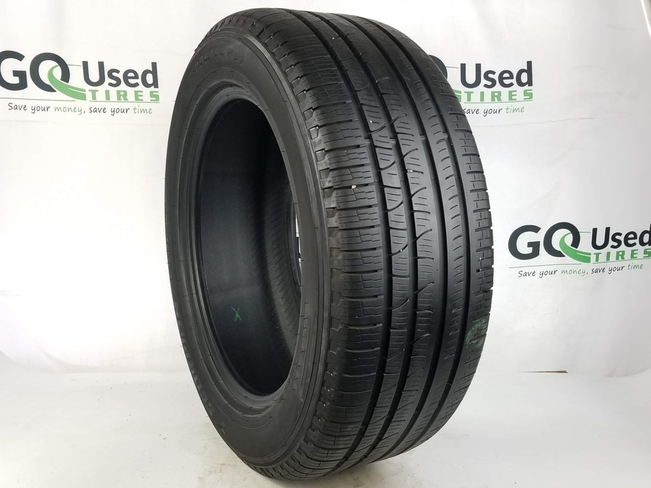 Used P255/55R19 Pirelli Scorpion Verde A/S Runflat Tires 255 55 19 111H 2555519 R19 6/32