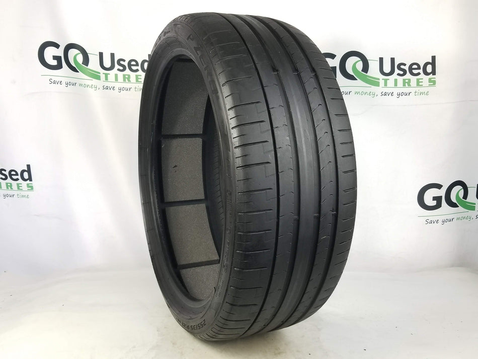 Used P255/35R21 Pirelli Pzero PZ4 PNCS AO Tires 255 35 21 98Y 2553521 R21 6/32