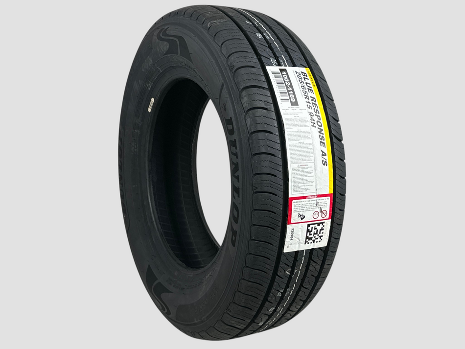 Set of 2 — NEW 205/65R15 Dunlop Blue Response A/S Tire 205 65 15 94H 205 65 15 R15