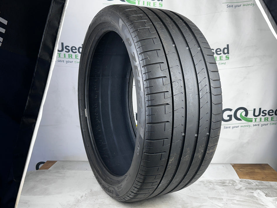 Used P295/35R23 Pirelli Pzero PZ4 AO Tire 295 35 23 108Y 2953523 R23 6/32