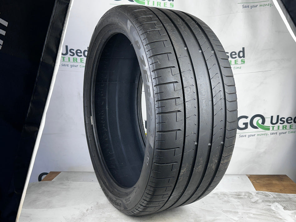 Set of 2 — Used P295/35R23 Pirelli Pzero PZ4 AO Tire 295 35 23 108Y 2953523 R23 6/32