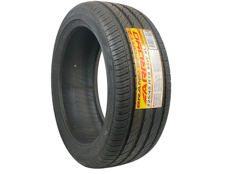 NEW 225/45R18 Arroyo Grand Sport2 Tire 2254518 95W 225 45 18 R18