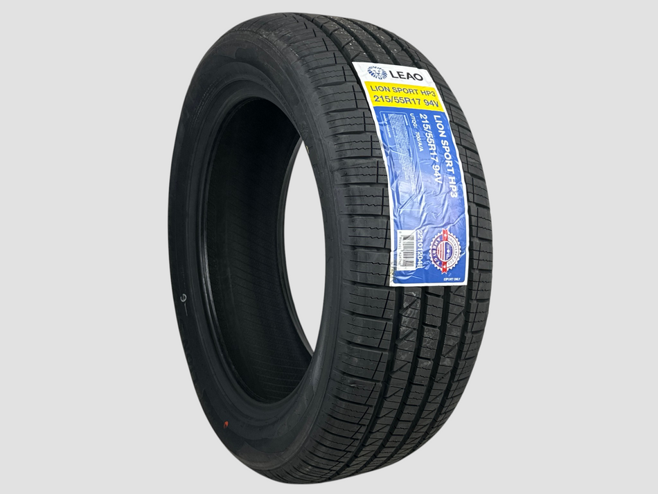 Set of 4 — NEW 215/55R17 Leao Lion Sport HP3 Tire 215 55 17 94V 2155517 R17