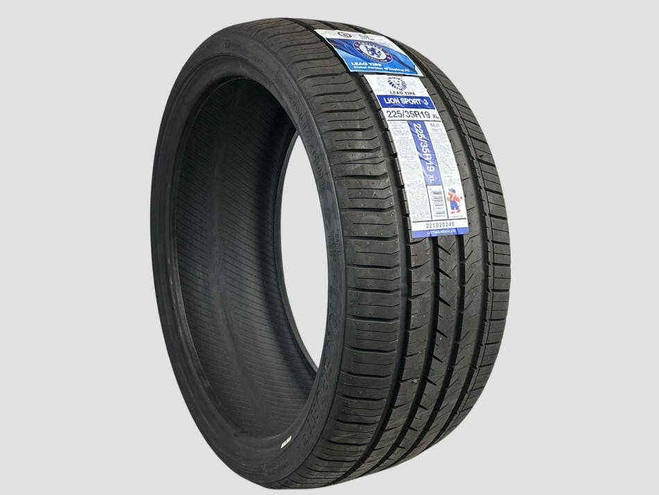 Set of 2 — NEW P225/35R19 Leao Lion Sport3 Tire 225 35 19 88W XL 2253519 R19