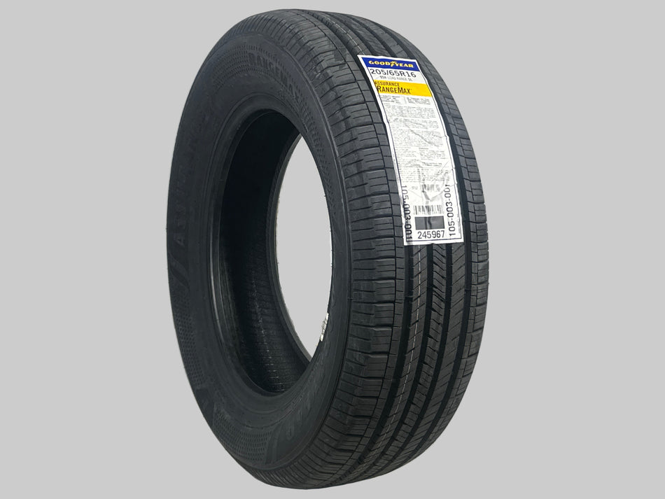 Set of 2 — NEW 205/65R16 Goodyear Assurance Rangemax Tire 205 65 16 95H 205 65 16 R16
