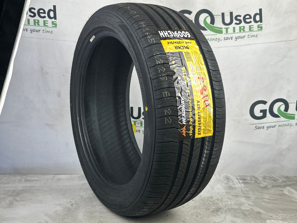 NEW P215/45R17 Headway HH316 Tire 2154517 87V 215 45 17 R17