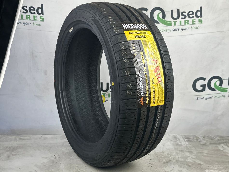 Set of 2 — NEW P215/45R17 Headway HH316 Tire 2154517 87V 215 45 17 R17