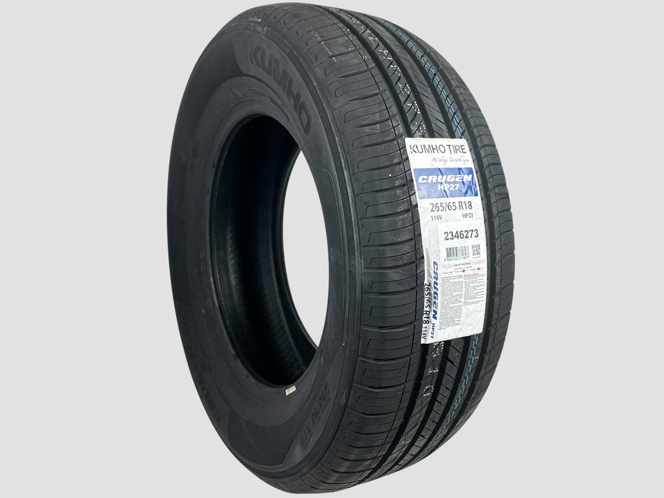 NEW 265/65R18 Kumho Crugen HP27 Tire 2656518 Tires 265 65 18 114V R18