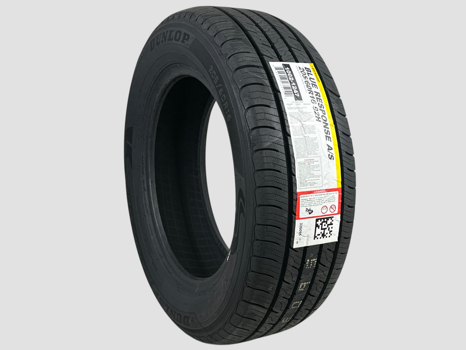 Set of 4 — NEW P205/60R16 Dunlop Blue Response A/S Tire 2056016 92H 205 60 16 R16