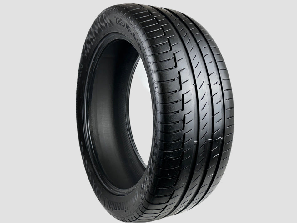 Used P285/45R22 Continental Premium Contact 6 MO Tire 285 45 22 114Y 2854522 R22 6/32
