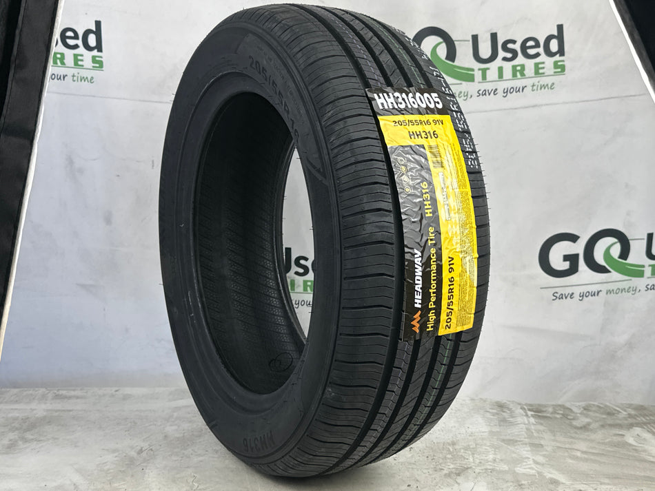NEW 205/55R16 Headway HH316 Tire 2055516 91V 205 55 16 R16