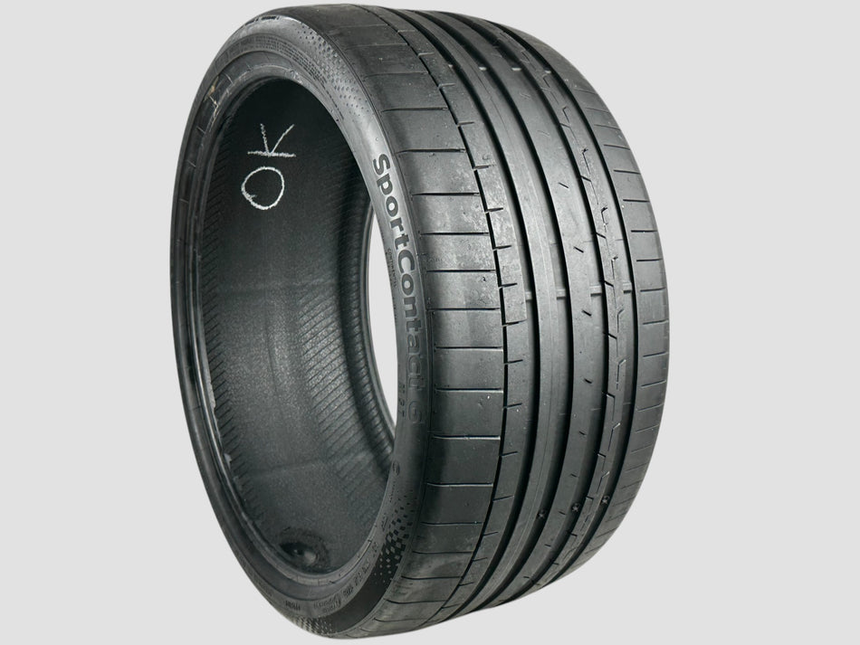 Used P295/30R22 Continental SportContact6 MGT Tire 295 30 22 103Y 2953022 R22 7/32