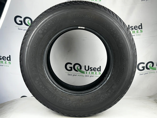 Used P265/70R17 Suredrive Highway Tire 265 70 17 115T 2657017 R17 7/32