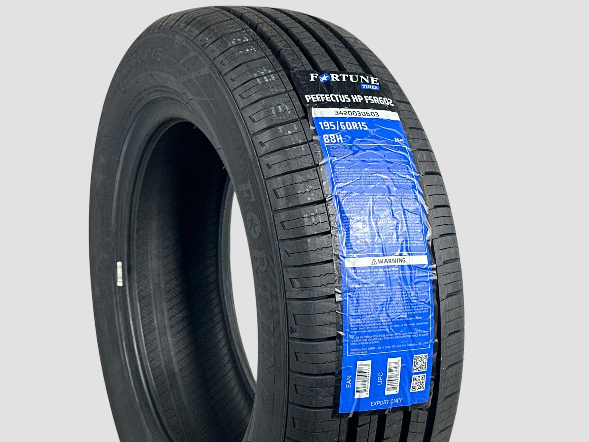 NEW 195/60R15 Fortune Perfectus FSR602 Tire 195 60 15 88H 1956015