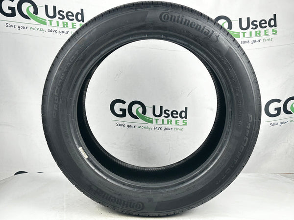 Used P225/50R18 Continental ProContact TX Tire 225 50 18 95V 2255018 R18 6/32