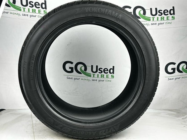 Used P225/50R18 Yokohama Avid Ascend GT Tires 225 50 18 95V 2255018 R18 6/32