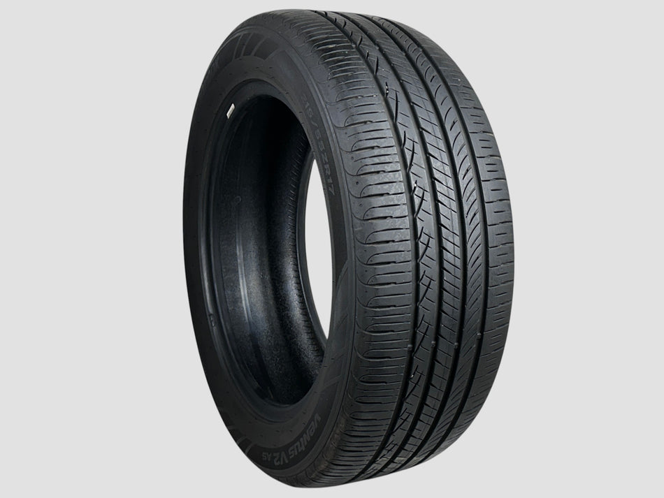 Used P215/55R17 Hankook Vestus V2 A/S Tire 2155517 94W 215 55 17 R17 6/32