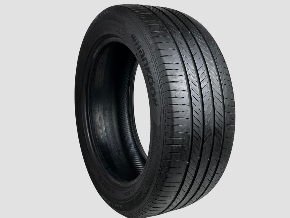 Used P245/50R18 Hankook Ventus S2 A/S Tire 245 50 18 100W 2455018 R18 6/32