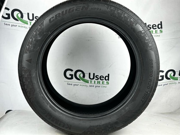 Used P255/50R20 Kumho Crugen HP71 Tires 255 50 20 105T 2555020 R20 6/32