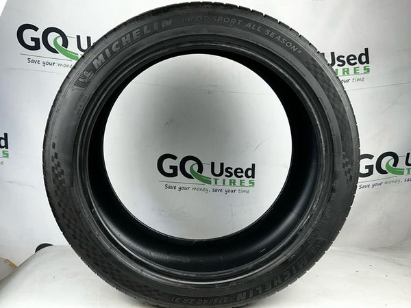 Used P275/40R21 Michelin Pilot Sport AS 4 Tires 2754021 107Y 275 40 21 R21 7/32