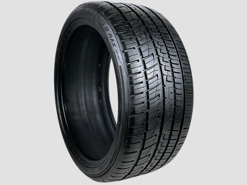Used P255/35R19 General G-Max AS-07 Tire 255 35 19 96W 2553519 R19 8/32