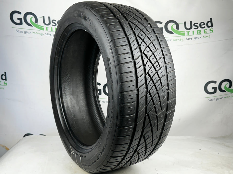 Used P255/45R19 Continental Extreme Contact DWS06 Plus Tires 255 45 19 104W 2554519 R19 7/32
