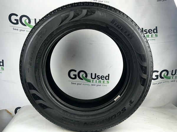 Used P255/60R19 Pirelli Scorpion Verde A/S Tires 255 60 19 117V 2556019 R19 6/32