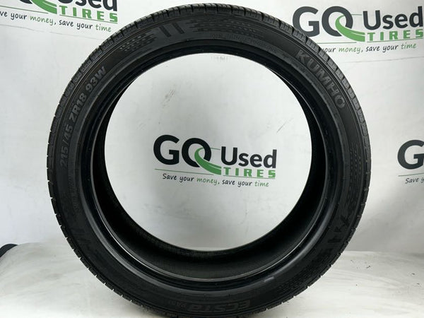 Used P215/45R18 Kumho Ecsta PA51 Tires 215 45 18 93W 2154518 R18 6/32