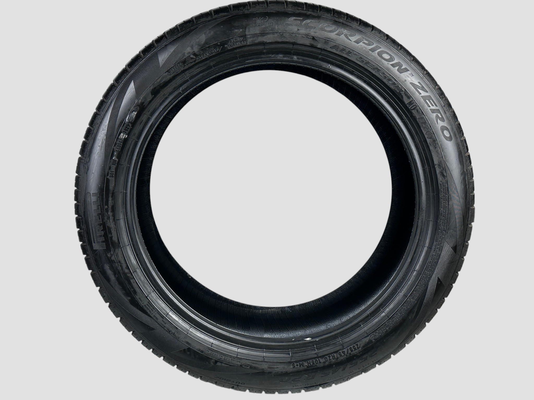 Used P255/45R20 Pirelli Scorpion Zero A/S MO  Tire 255 45 20 105H 2554520 R20 8/32
