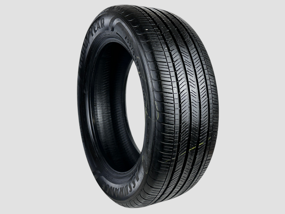 Used P255/55R20 Goodyear Assurance Finesse Tire 255 55 20 107V 2555520 R20 7/32