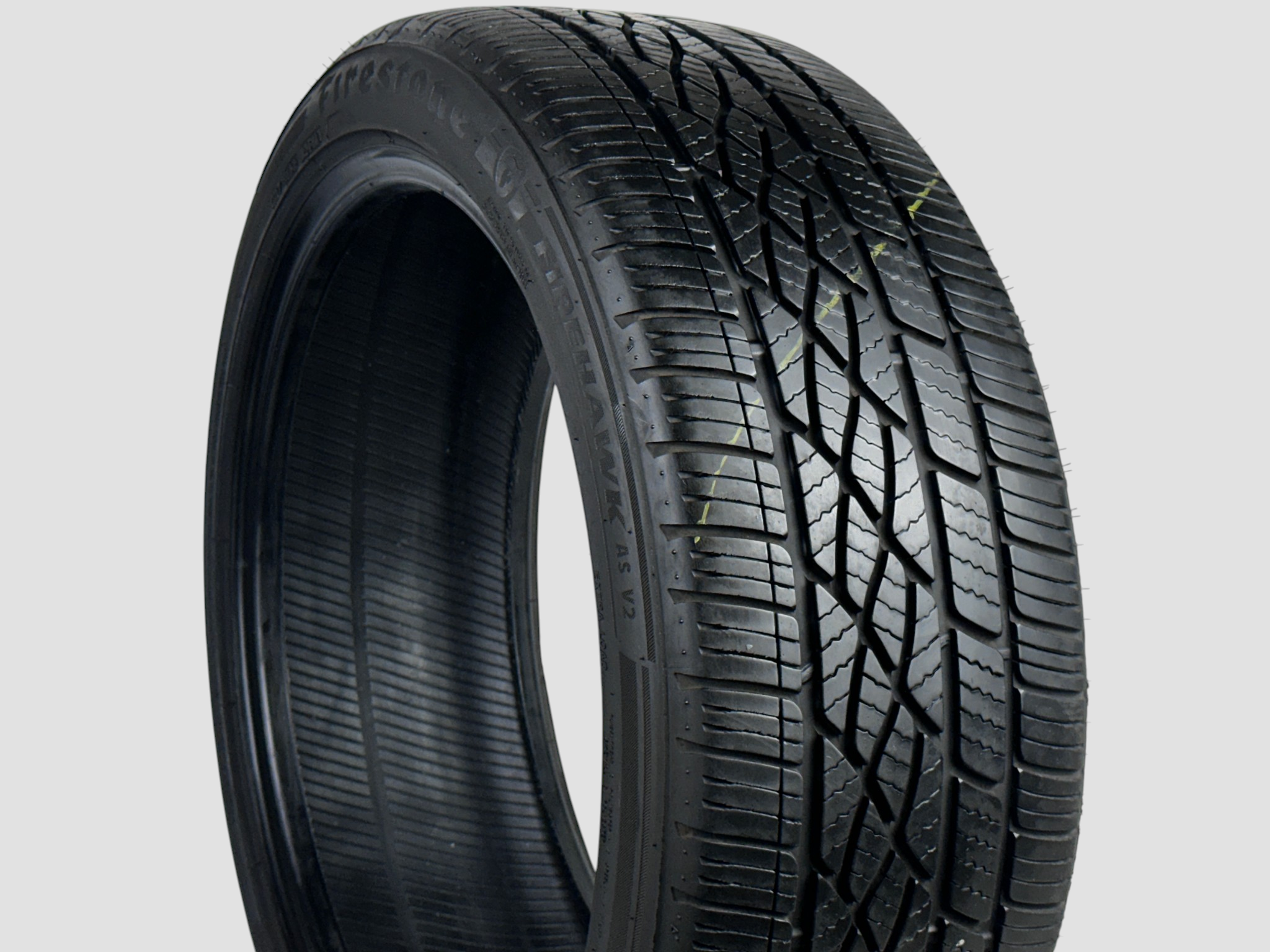 Used P225/45R19 Firestone Firehawk A/S V2  Tire 225 45 19 96W 2254519 R19 7/32