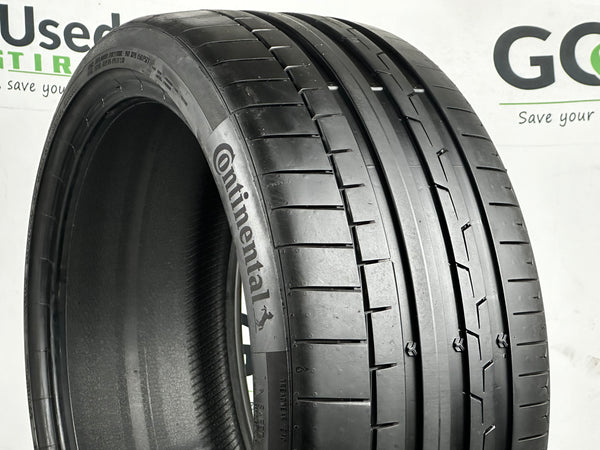 Used P245/35R19 Continental Sport Contact 6 AO Tires 245 35 19 93Y 2453519 R18 8/32