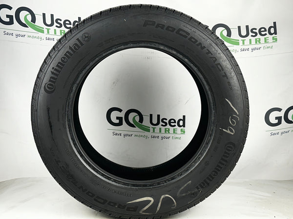 Used P225/60R17 Continental Pro Contact GX Tire 2256017 98T 225 60 17 R17 6/32