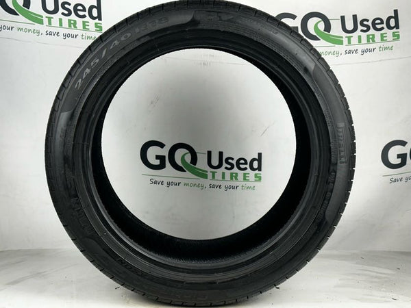 Used P245/40R18 Pirelli Cinturato P7 A/S Runflat Tires 245 40 18 97H 2454018 R18 6/32