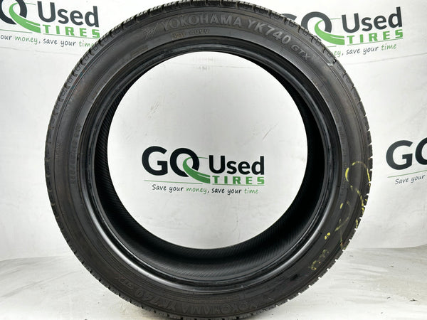 Used P235/45R18 Yokohama YK 740 GTX Tires 235 45 18 94V 2354518 R18 7/32