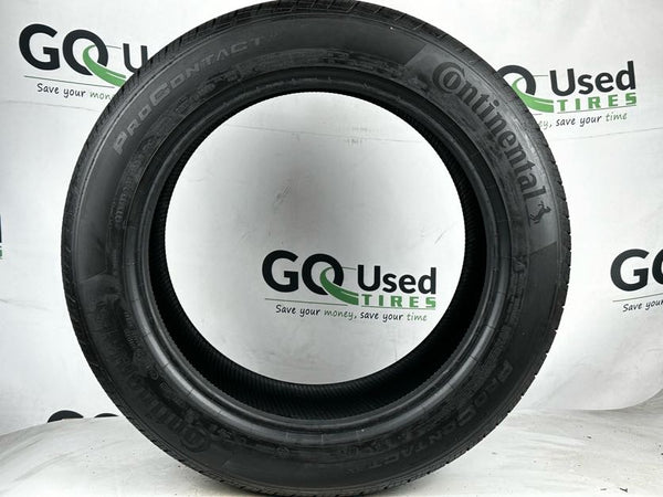 Used P225/55R19 Continental ProContact RX NFO Tires 225 55 19 103H 2255519 R19 7/32