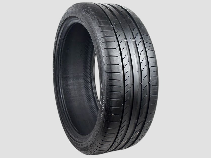 Used P225/40R19 Continental ContiSportContact5 SSR Tire 225 40 19 93Y 2254019 R19 6/32