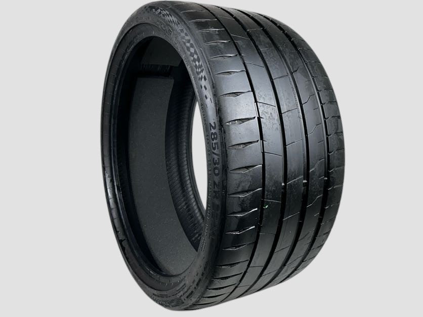 Used P285/30R22 Continental Sport Contact7 AO Tire 285 30 22 101Y 2853022 R22 6/32
