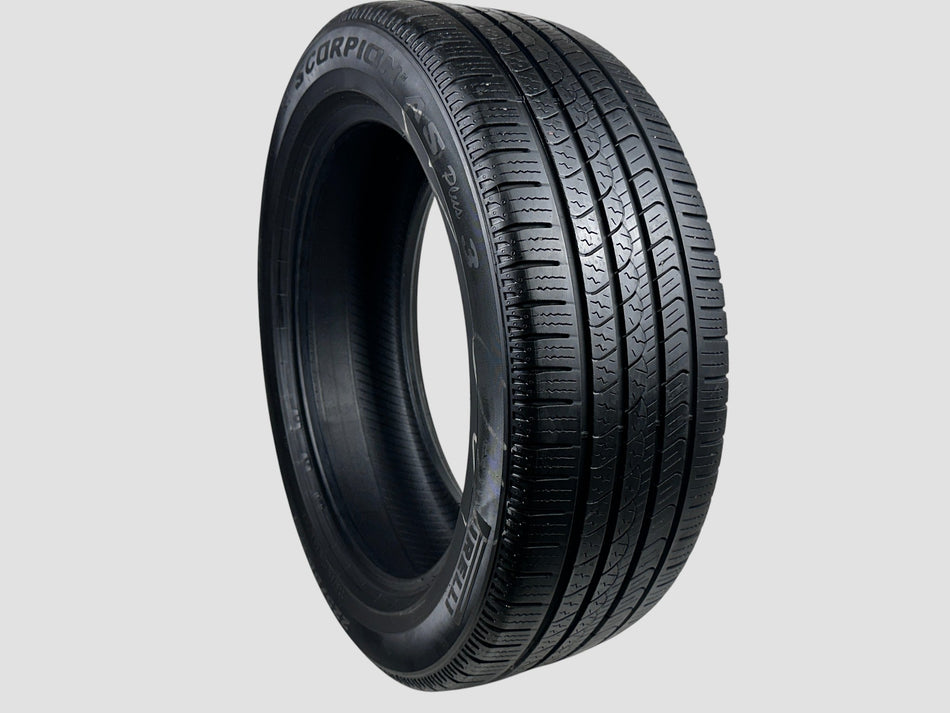 Set of 4 — Used P225/55R19 Pirelli Scorpion A/S Plus3 Tires 225 55 19 99V 2255519 R19 6/32