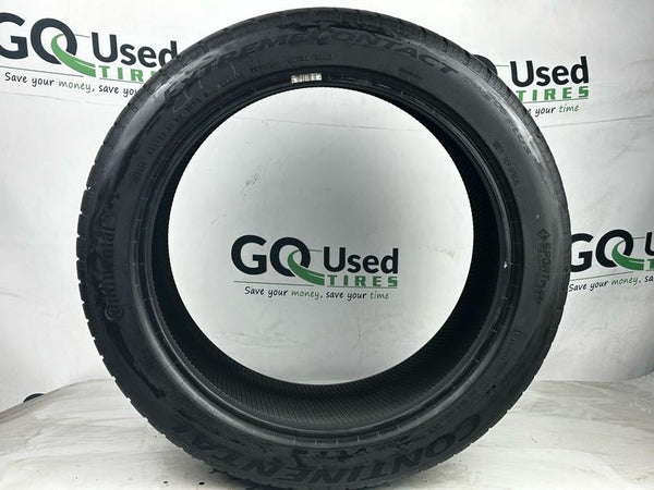 Used P255/45R20 Continental ExtremeContact DWS06 Plus Tire 255 45 20 103Y 2554520 R20 6/32