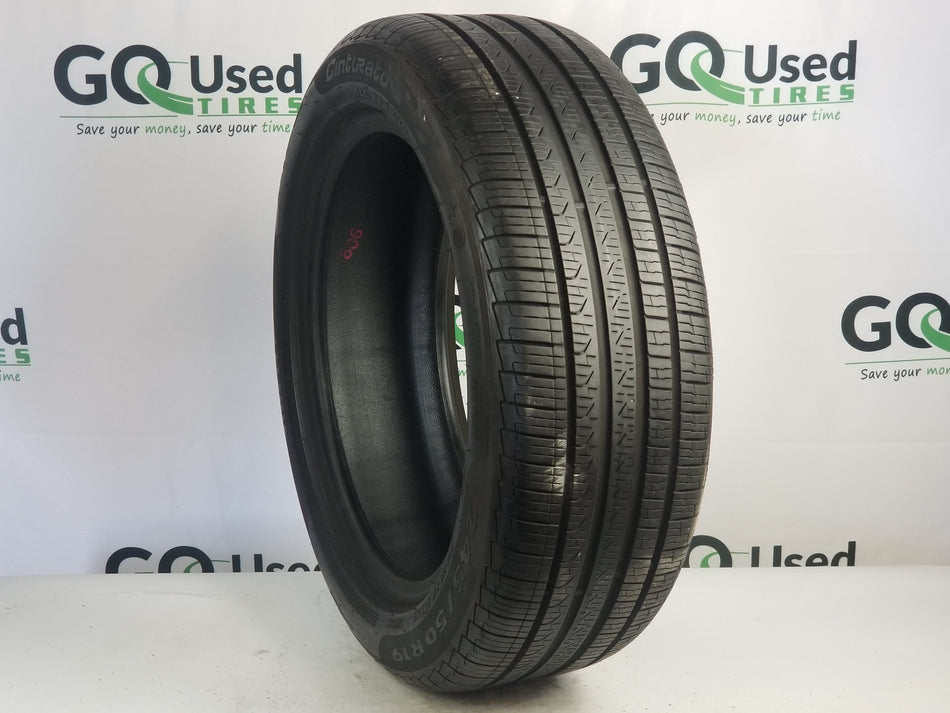 Used P225/50R17 Pirelli Cinturato P7 A/S Runflat Tires 225 50 17 94V 2255017 R17 7/32