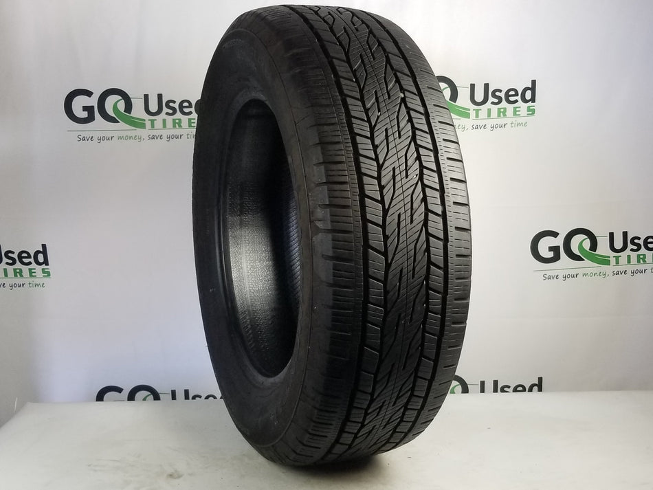 Used P255/55R20 Continental Cross Contact LX20 Tires 255 55 20 107H 2555520 R20 7/32