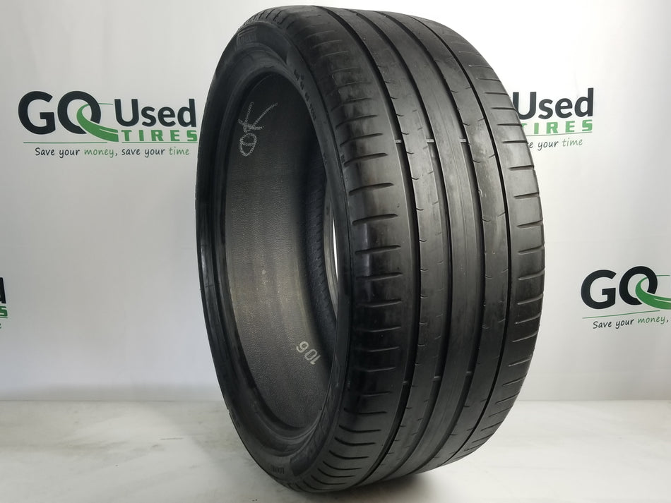 Used 255/35R19 Pirelli Pzero PZ4 Runflat Tires 255 35 19 96Y 2553519 R19 4/32